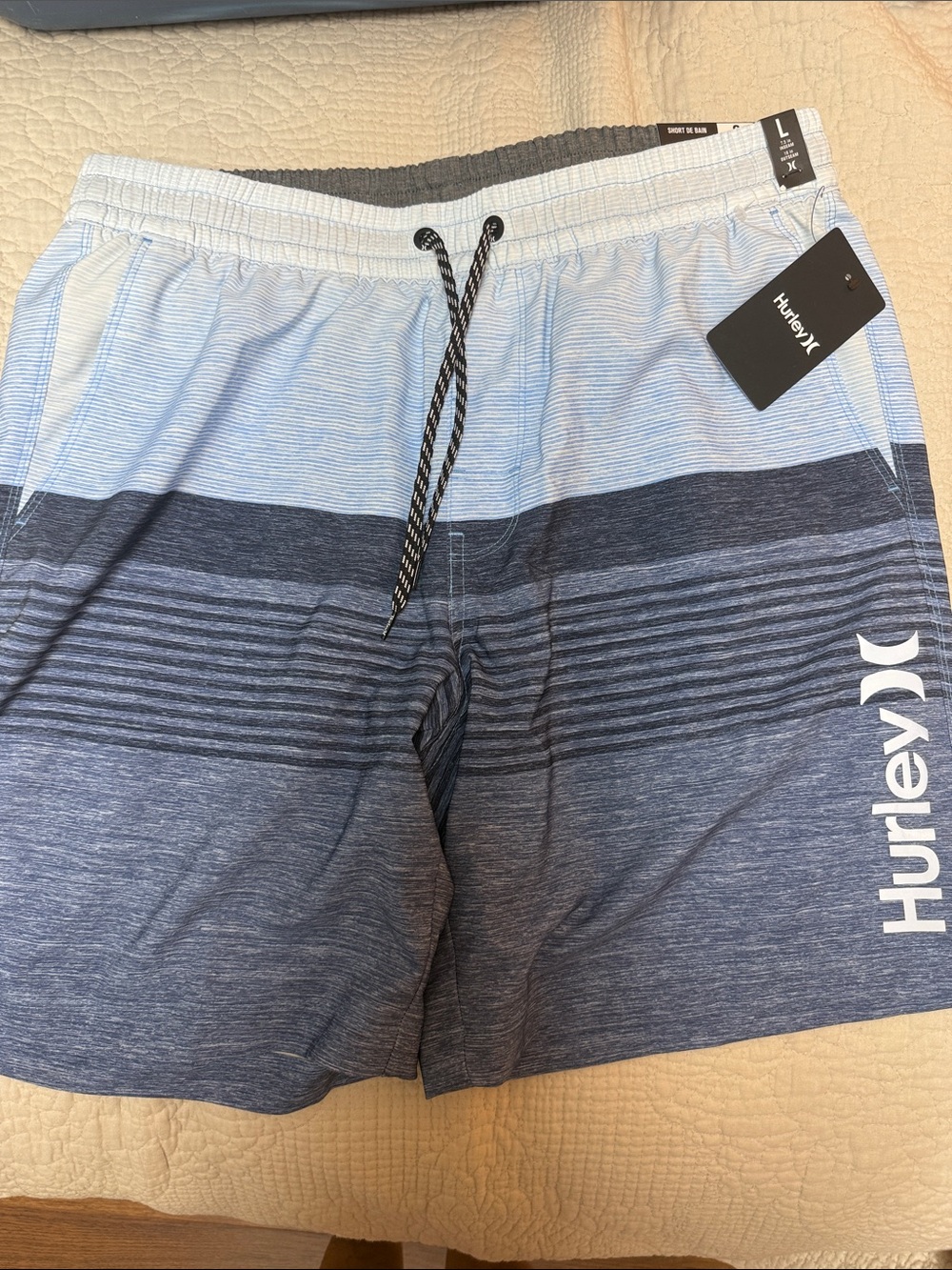 Hurley Men’s Light Blue to Navy Gradient Board Shorts